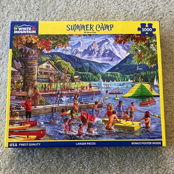 White Mountain Summer Camp Puzzle - Picture 1 of 6